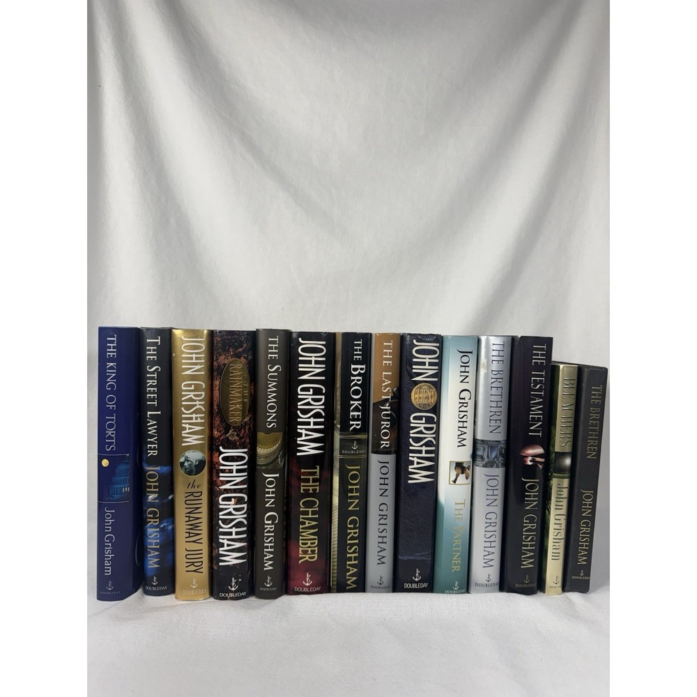Lot 14 John Grisham Hardcover Books